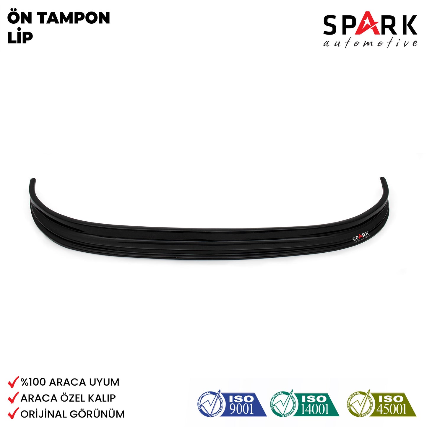 Renault Trafic 2001-2014 Yıl Aralığı Uyumlu Ön Tampon Lip Siyah
