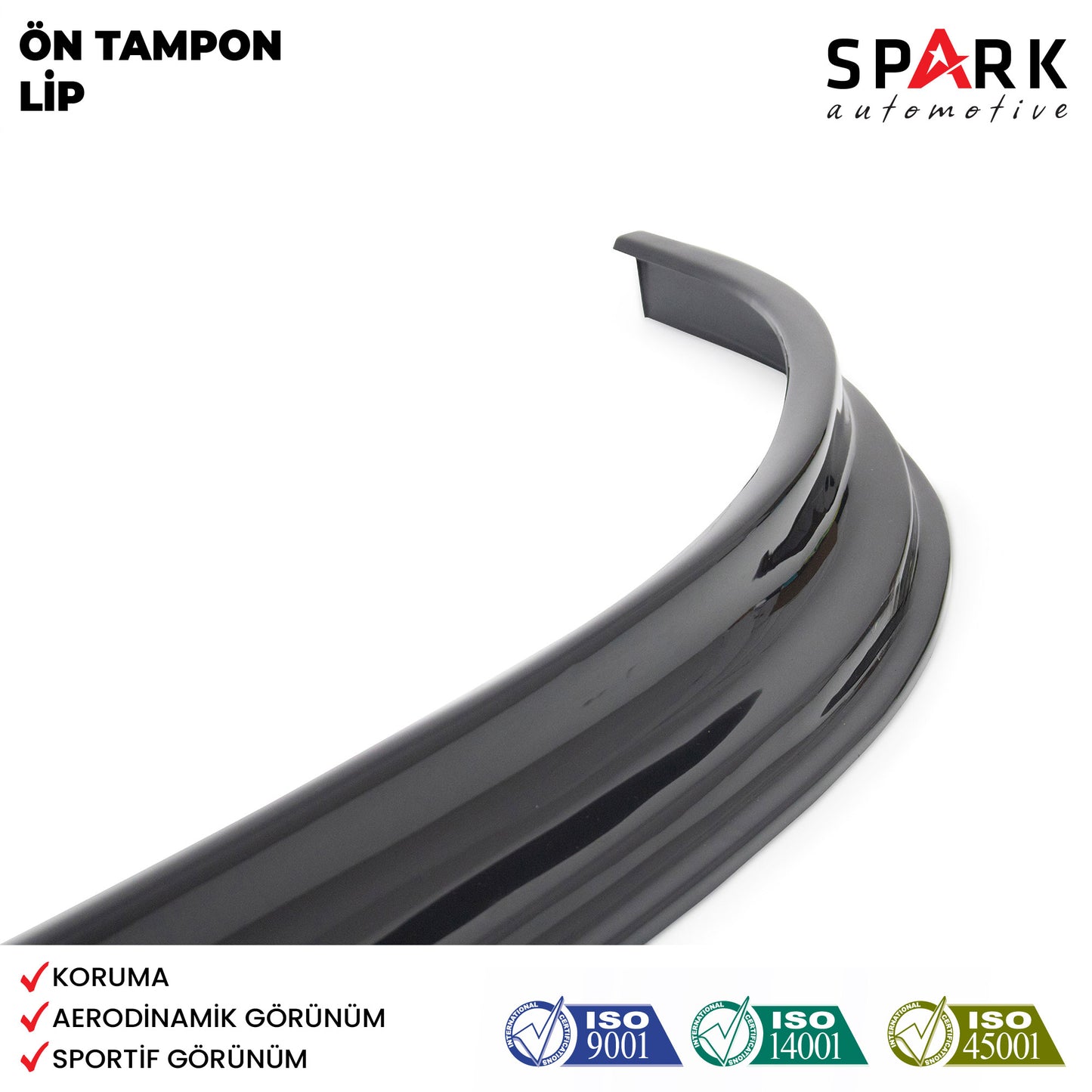 Renault Trafic 2001-2014 Yıl Aralığı Uyumlu Ön Tampon Lip Siyah