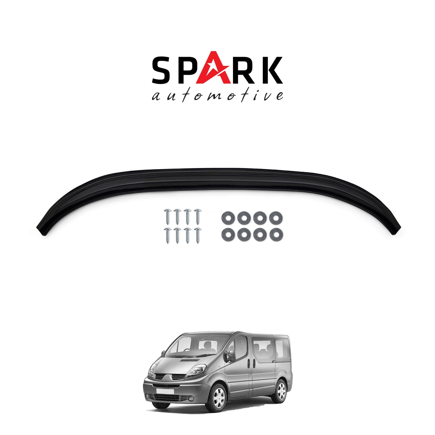 Renault Trafic 2001-2014 Yıl Aralığı Uyumlu Ön Tampon Lip Siyah