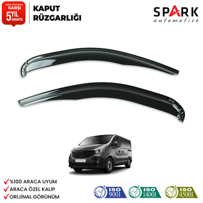Renault Trafic 2014-2019 Yıl Aralığı Uyumlu Cam Rüzgarlığı 2 Parça