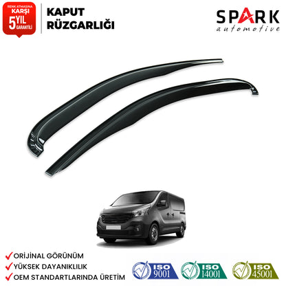 Renault Trafic 2014-2019 Yıl Aralığı Uyumlu Cam Rüzgarlığı 2 Parça