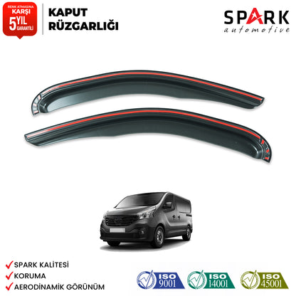 Renault Trafic 2014-2019 Yıl Aralığı Uyumlu Cam Rüzgarlığı 2 Parça