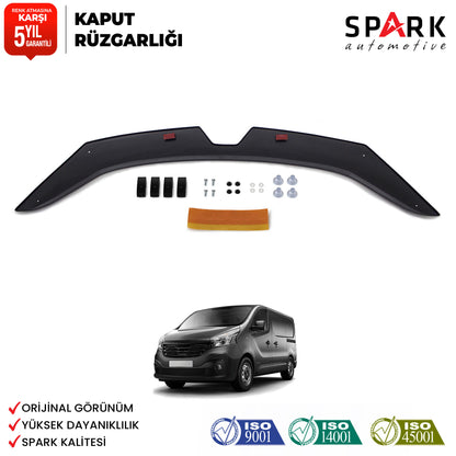 Renault Trafic 2014-2019 Yıl Aralığı Uyumlu Kaput Rüzgarlığı 3mm