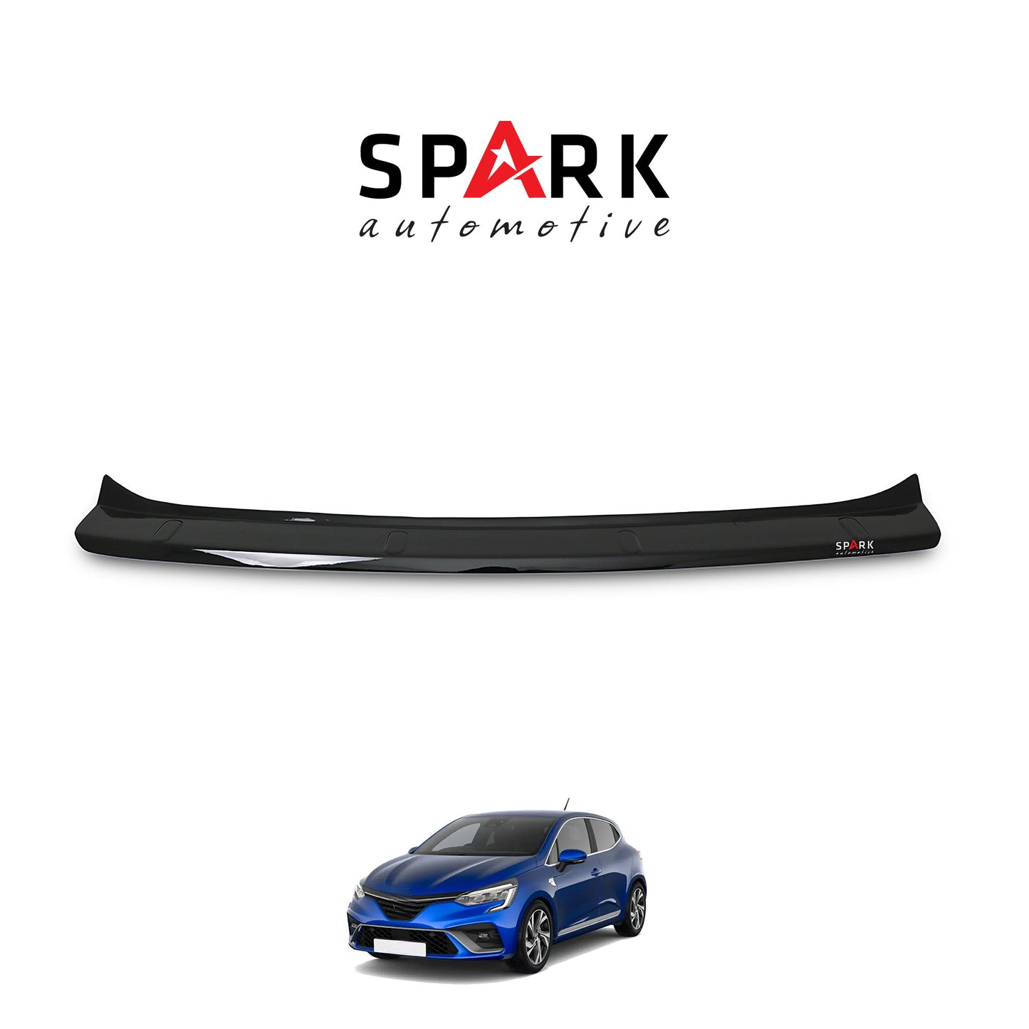 Renault Clio 5 2020- Yılı ve Sonrası Uyumlu Arka Tampon Eşiği Parlak