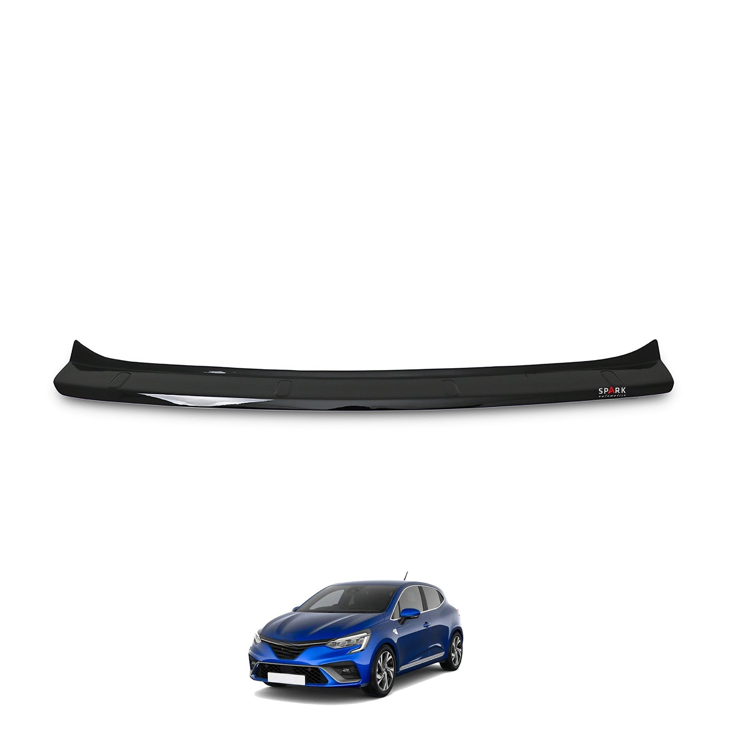 Renault Clio 5 2020- Yılı ve Sonrası Uyumlu Arka Tampon Eşiği Parlak