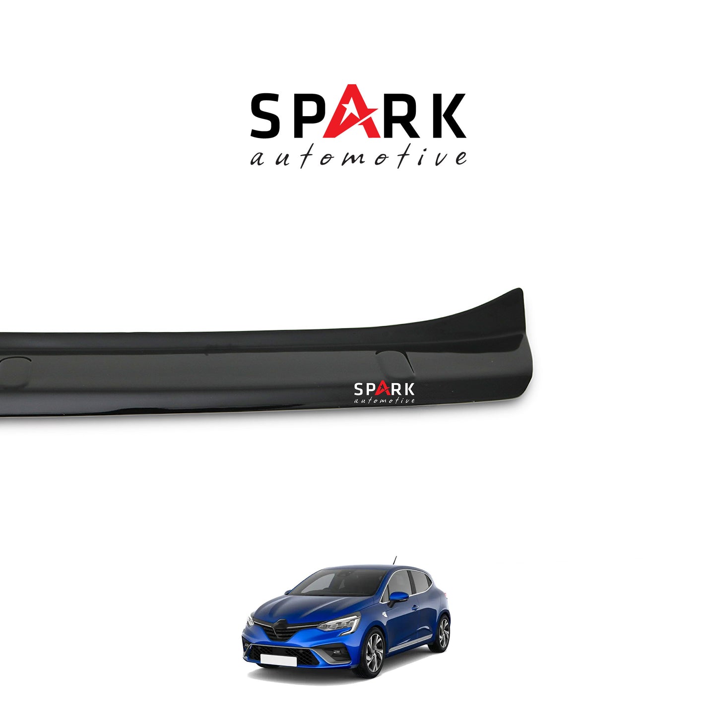 Renault Clio 5 2020- Yılı ve Sonrası Uyumlu Arka Tampon Eşiği Parlak