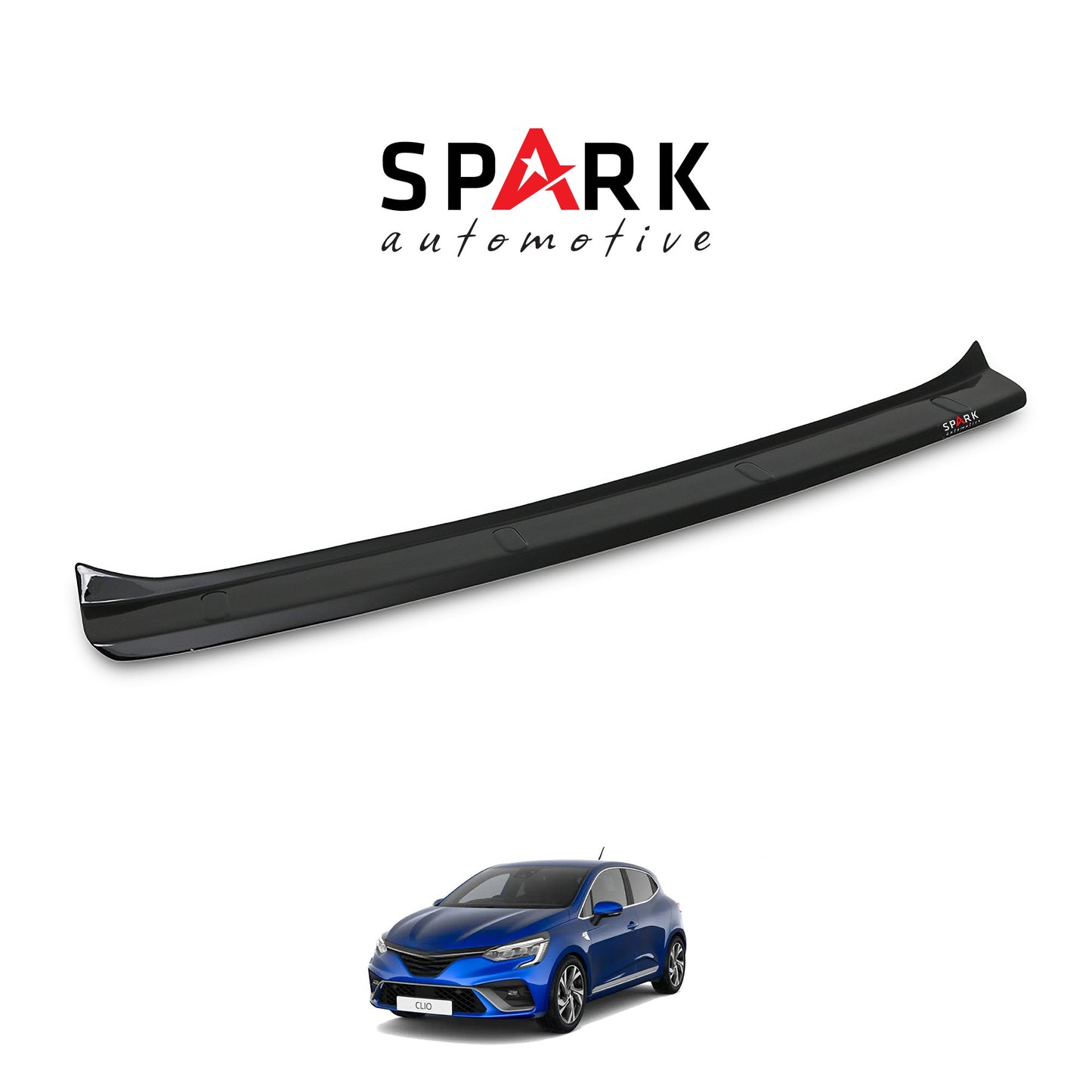 Renault Clio 5 2020- Yılı ve Sonrası Uyumlu Arka Tampon Eşiği Parlak