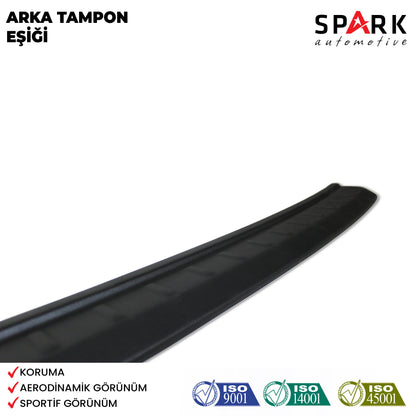 Seat Ateca 2016- Yılı ve Sonrası Uyumlu Arka Tampon Eşiği Mat