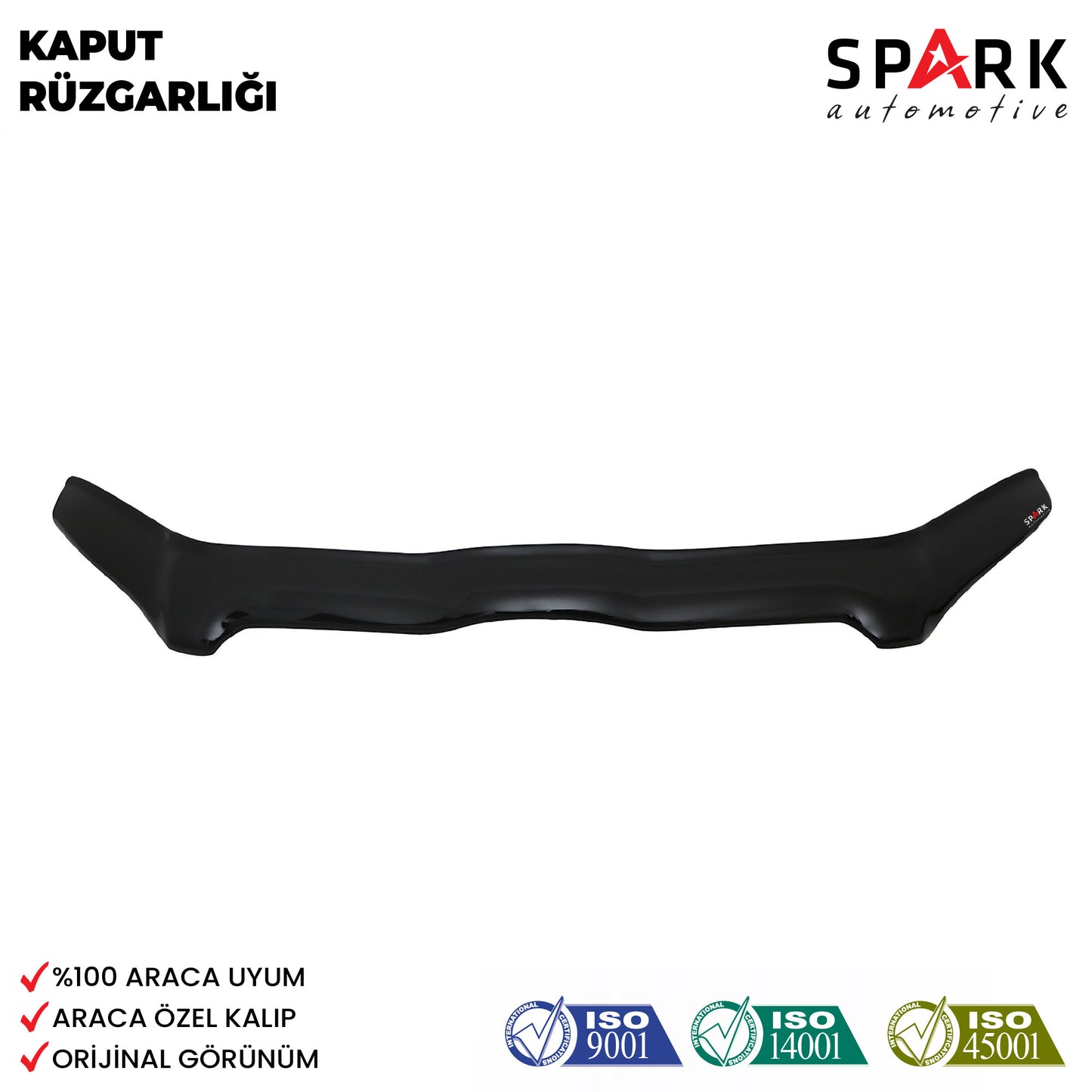 Skoda Yeti 2009-2013 Yılları Arası Uyumlu Ön Kaput Rüzgarlık 4mm