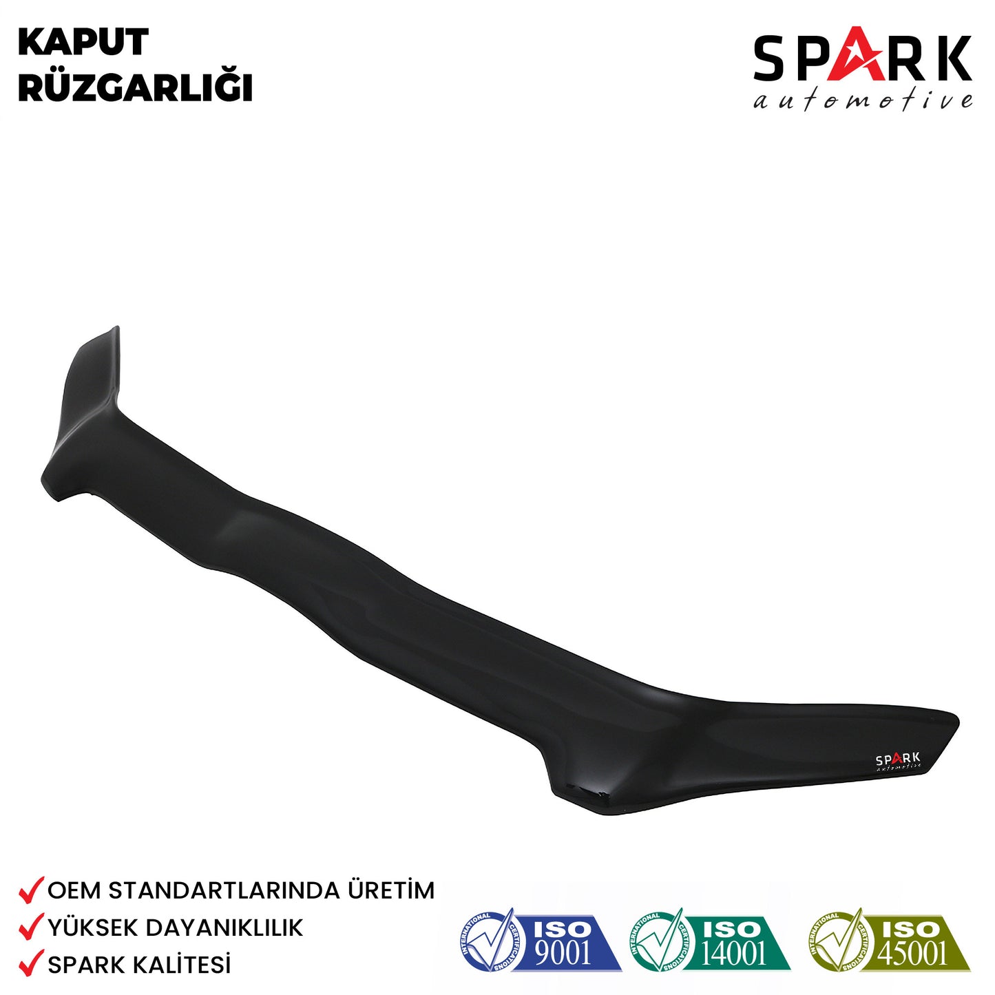 Skoda Yeti 2009-2013 Yılları Arası Uyumlu Ön Kaput Rüzgarlık 4mm
