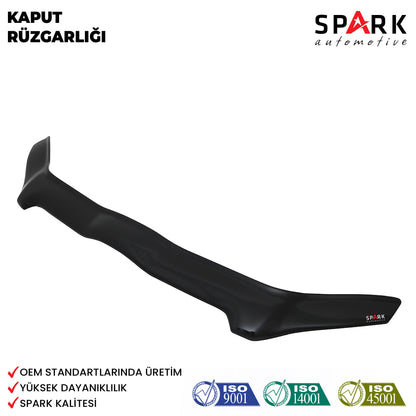Skoda Yeti 2009-2013 Yılları Arası Uyumlu Ön Kaput Rüzgarlık 4mm