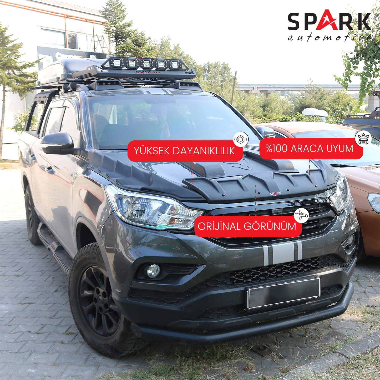 Ssangyong Musso 2018-2021 Yıl Aralığı Uyumlu Dragon Pack 3 Parça