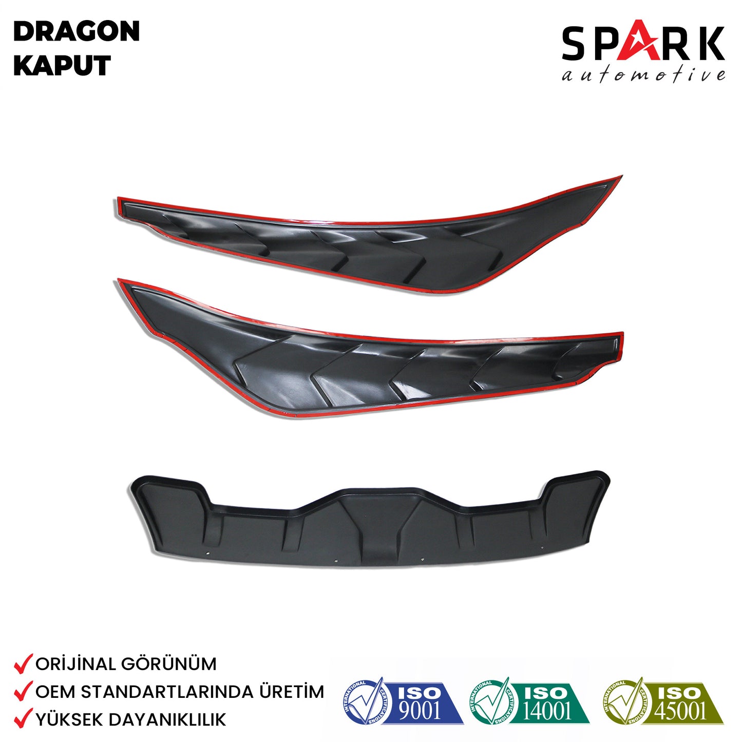 Ssangyong Musso 2018-2021 Yıl Aralığı Uyumlu Dragon Pack 3 Parça