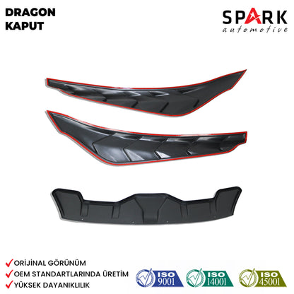Ssangyong Musso 2018-2021 Yıl Aralığı Uyumlu Dragon Pack 3 Parça