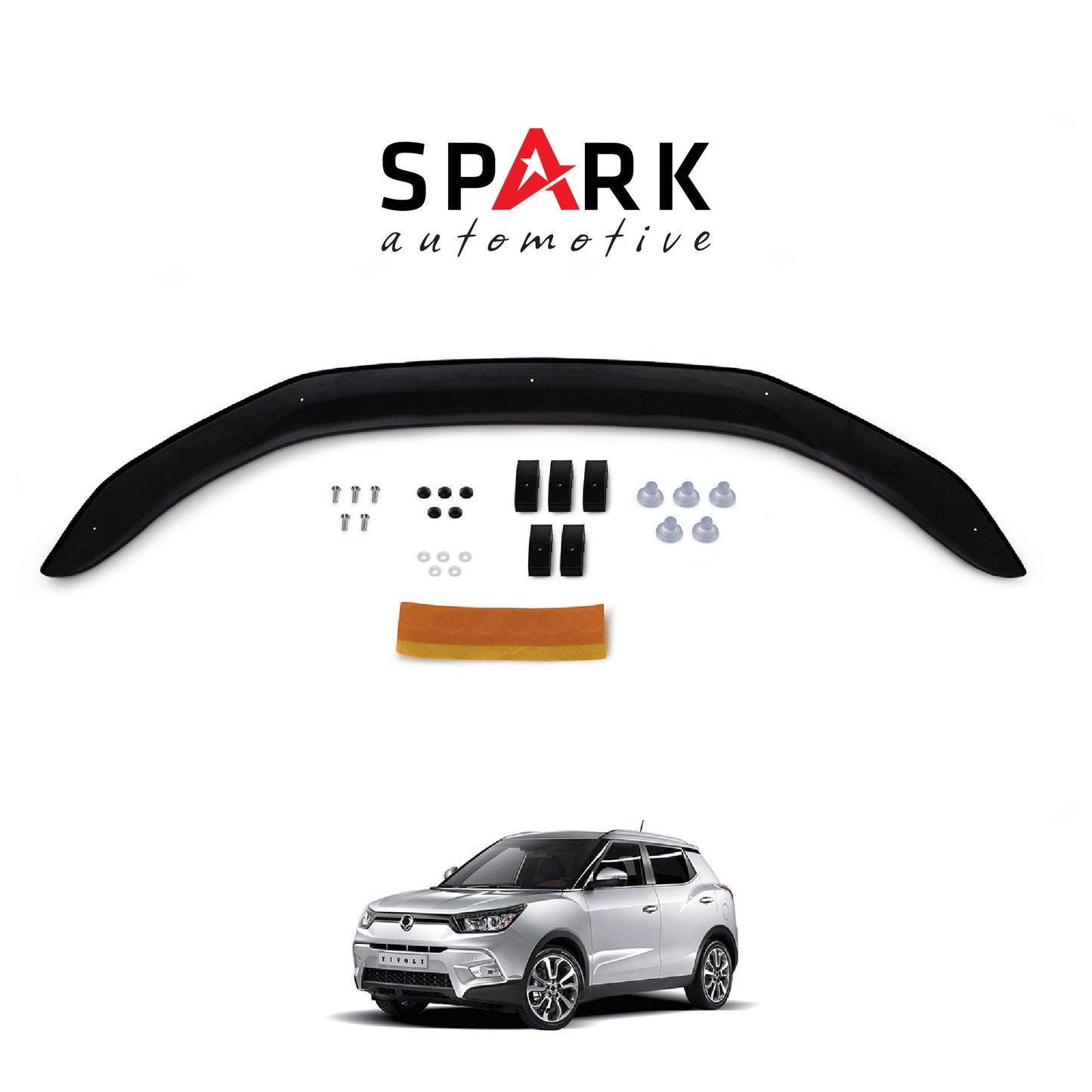 Ssangyong Tivoli 2015- Yılı ve Sonrası Uyumlu Kaput Rüzgarlığı 3mm