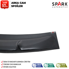 Toyata Corolla 2008-2013 Yıl Aralığı Uyumlu Arka Cam Spoyler