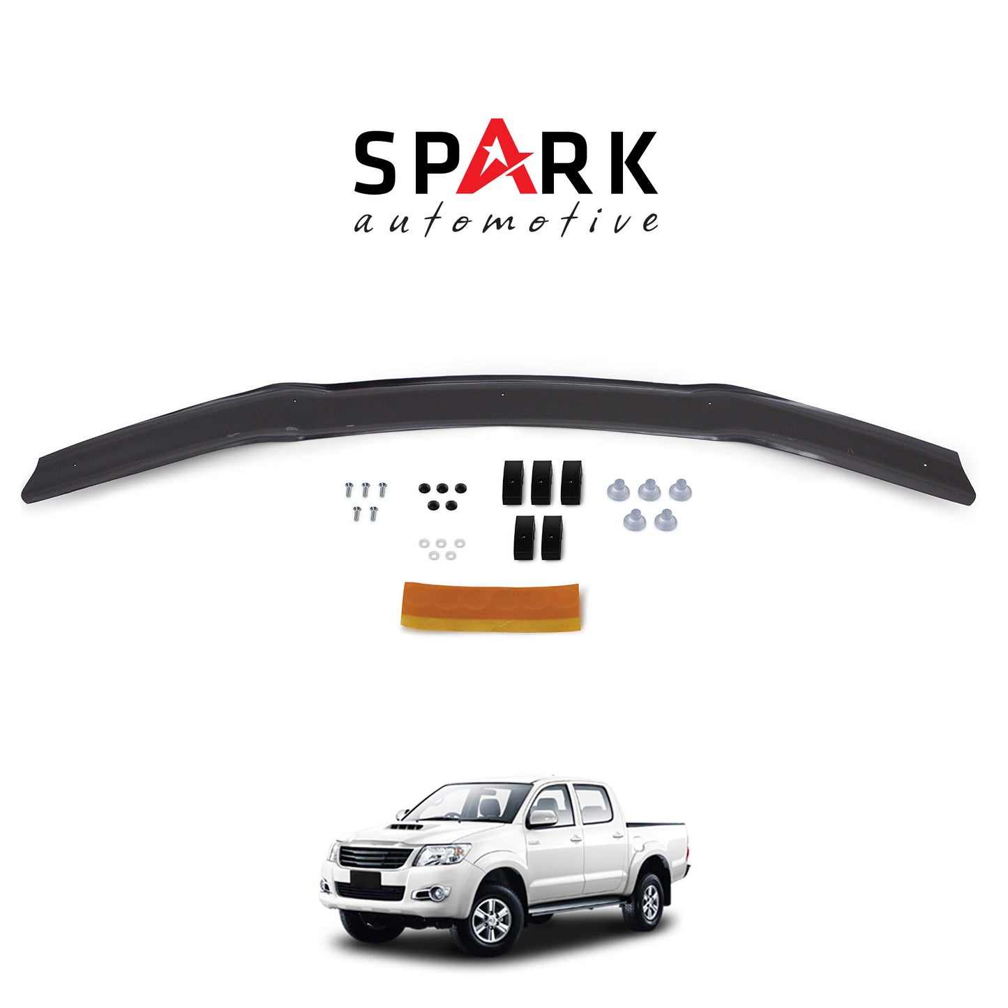 Toyota Hilux 2012-2015 Yıl Aralığı Uyumlu Kaput Rüzgarlığı 3mm