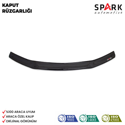 Toyota Hilux 2012-2015 Yıl Aralığı Uyumlu Kaput Rüzgarlığı 4mm