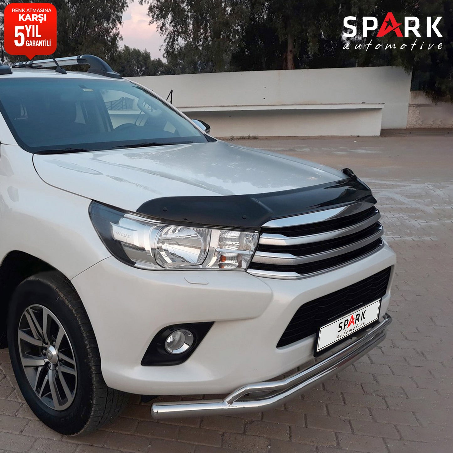 Toyota Hilux 2015-2020 Yıl Aralığı Uyumlu Kaput Rüzgarlığı 3mm