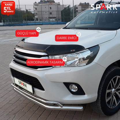 Toyota Hilux 2015-2020 Yıl Aralığı Uyumlu Kaput Rüzgarlığı 3mm