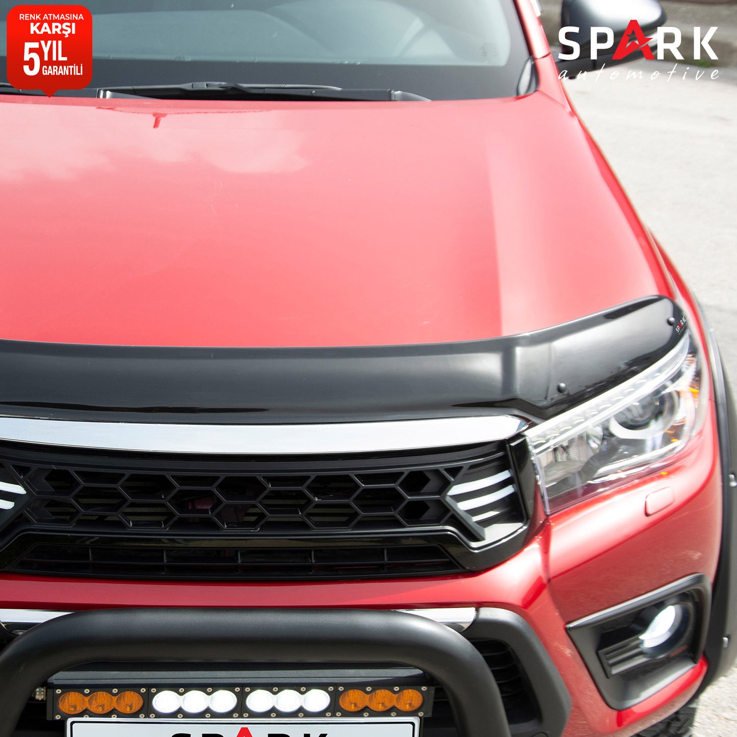 Toyota Hilux 2015-2020 Yıl Aralığı Uyumlu Kaput Rüzgarlığı 4mm