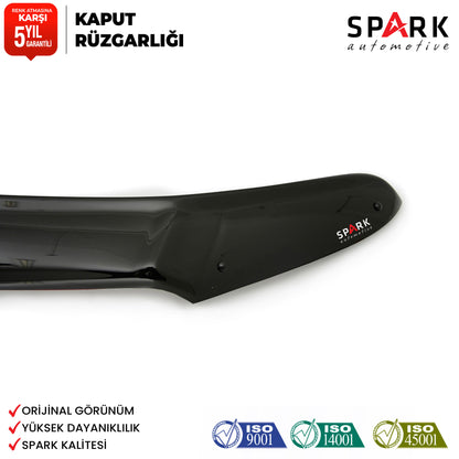 Toyota Hilux 2015-2020 Yıl Aralığı Uyumlu Kaput Rüzgarlığı 4mm