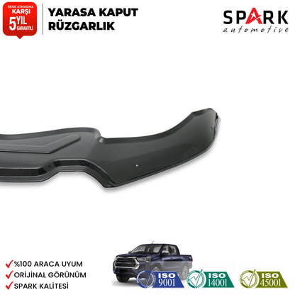 Toyota Hilux 2021- Yılı ve Sonrası Uyumlu Yarasa Kaput Rüzgarlığı