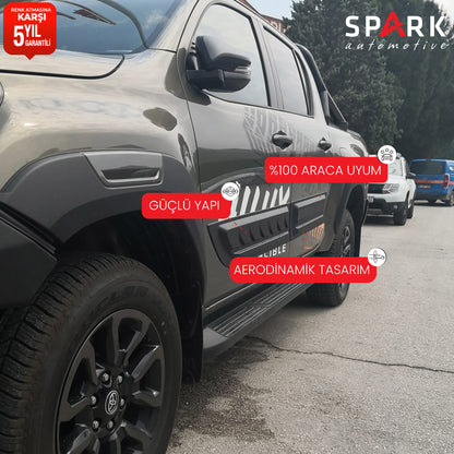 Toyota Hilux 2021- Yılı ve Sonrası Uyumlu Kapı Dodik 4 Parça
