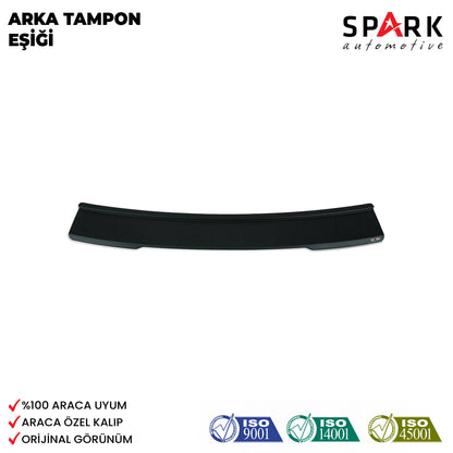 Volkswagen Golf 7 2013-2021 Yıl Aralığı Uyumlu Arka Tampon Eşiği Mat