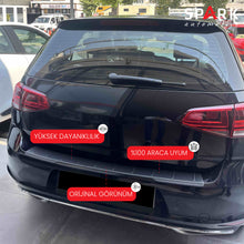 Volkswagen Golf 7 2013-2021 Yıl Aralığı Uyumlu Arka Tampon Eşiği Mat
