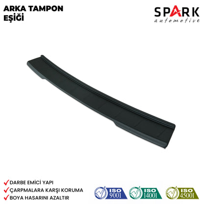 Volkswagen Golf 7 2013-2021 Yıl Aralığı Uyumlu Arka Tampon Eşiği Mat