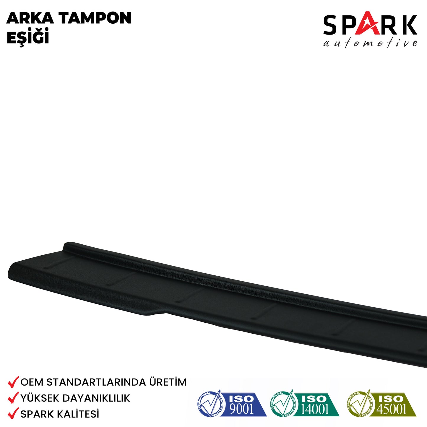 Volkswagen Golf 7 2013-2021 Yıl Aralığı Uyumlu Arka Tampon Eşiği Mat