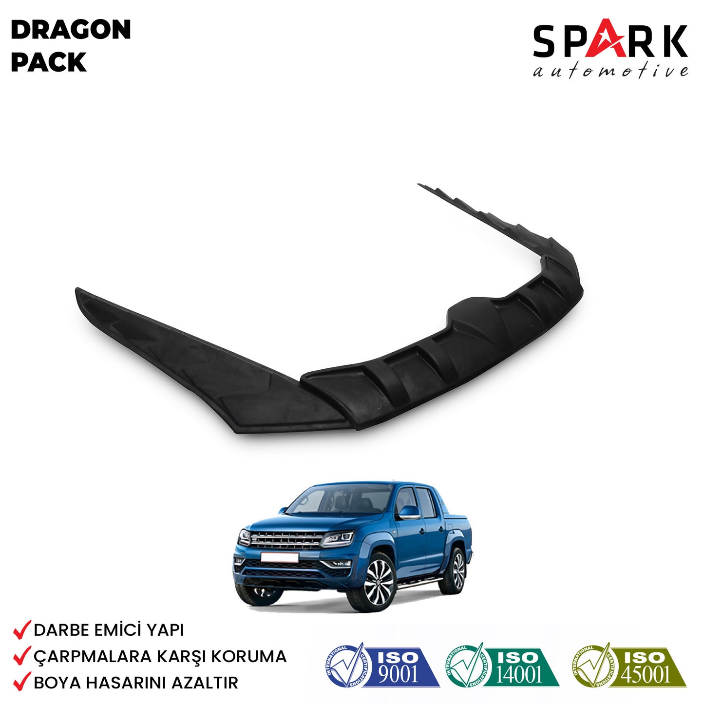 Volkswagen Amarok 2010-2022 Yıl Aralığı Uyumlu Dragon Pack 3 Parça
