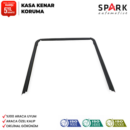 Volkswagen Amarok 2010-2022 Yıl Aralığı Uyumlu Kasa Kenar Koruma 3 Parça