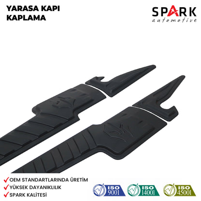 Volkswagen Amarok 2010-2022 Yıl Aralığı Uyumlu Yarasa Kapı Kaplama 6 Parça