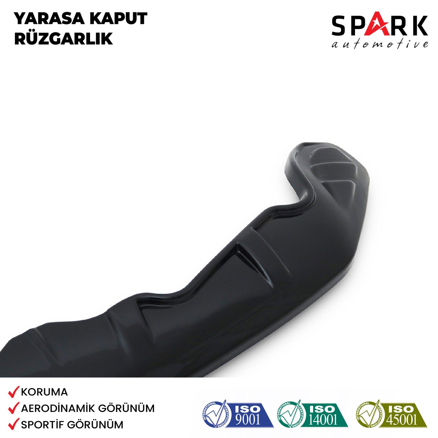 Volkswagen Amarok 2010-2022 Yıl Aralığı Uyumlu Yarasa Kaput Rüzgarlığı