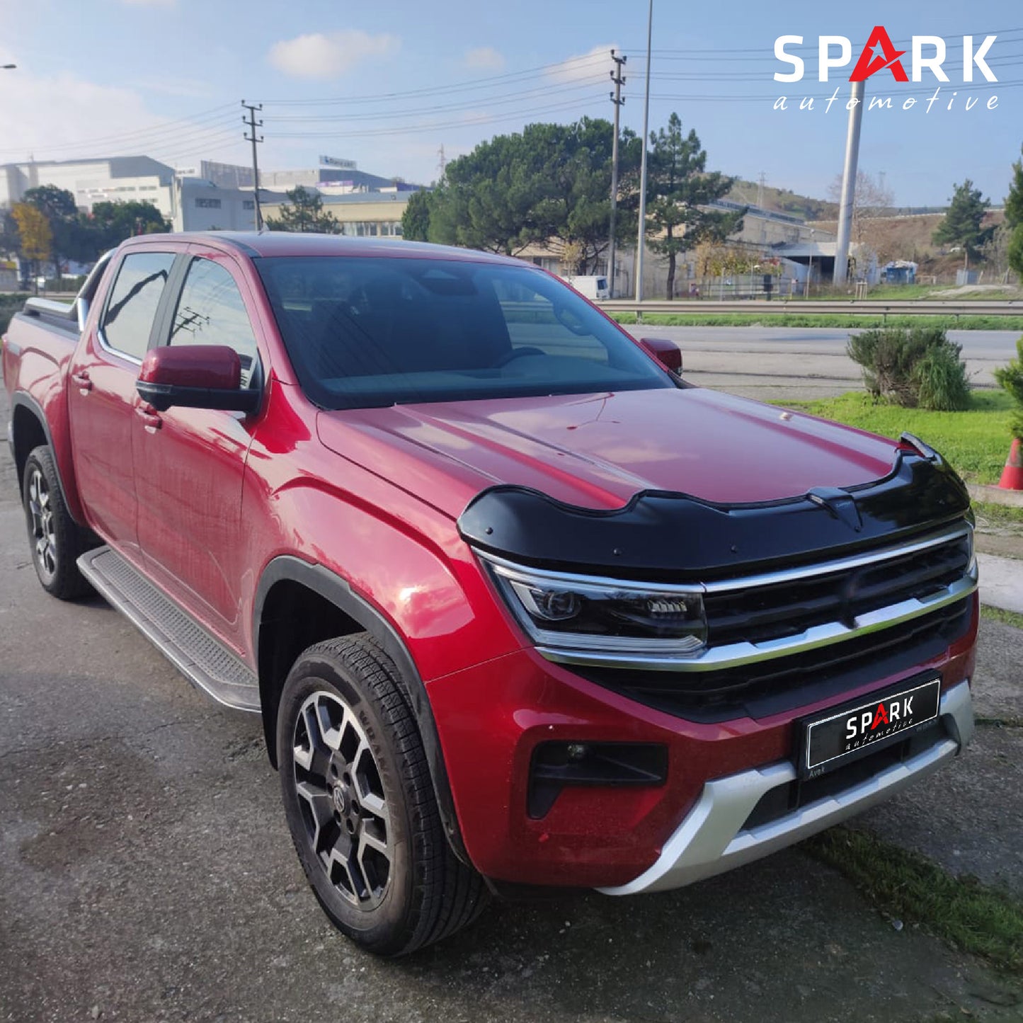 Volkswagen Amarok 2023- Yılı ve Sonrası Uyumlu Yarasa Kaput Rüzgarlığı