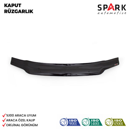 Volkswagen Caddy 2004-2010 Yıl Aralığı Uyumlu Kaput Rüzgarlığı 4mm