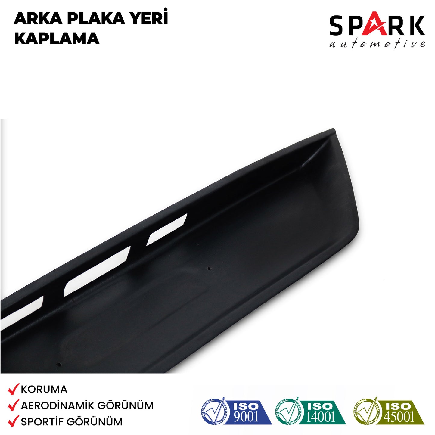 Volkswagen Caddy 2015-2020 Yıl Aralığı Uyumlu Arka Plaka Yeri Kaplama
