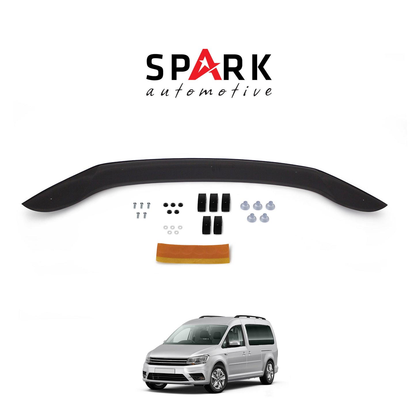 Volkswagen Caddy 2015-2020 Yıl Aralığı Uyumlu Kaput Rüzgarlığı 4mm