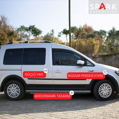 Volkswagen Caddy 2015-2020 Yıl Aralığı Uyumlu Kısa Şase Çift Sürgü Dodik Seti 12 Parça