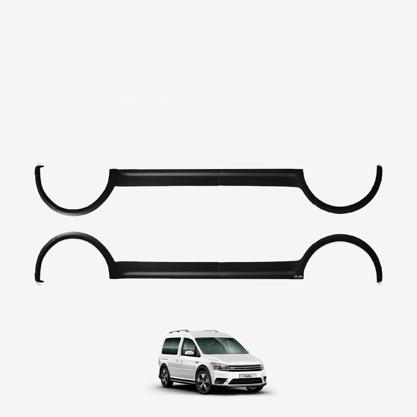 Volkswagen Caddy 2015-2020 Yıl Aralığı Uyumlu Uzun Şase Çift Sürgü Dodik Seti 12 Parça