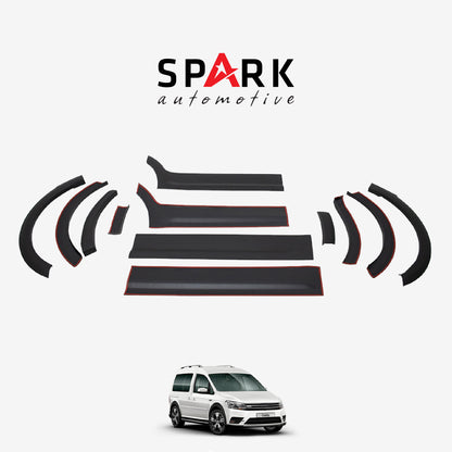 Volkswagen Caddy 2015-2020 Yıl Aralığı Uyumlu Uzun Şase Çift Sürgü Dodik Seti 12 Parça