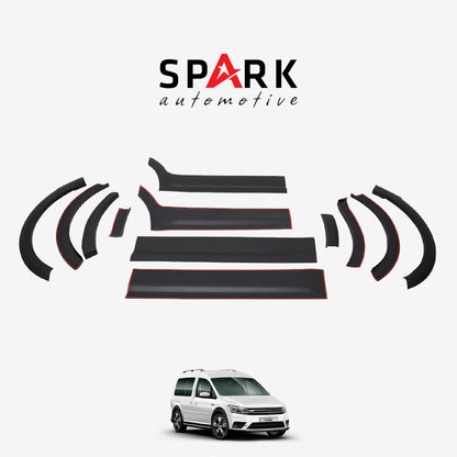 Volkswagen Caddy 2015-2020 Yıl Aralığı Uyumlu Uzun Şase Sağ Sürgü Dodik Seti 12 Parça