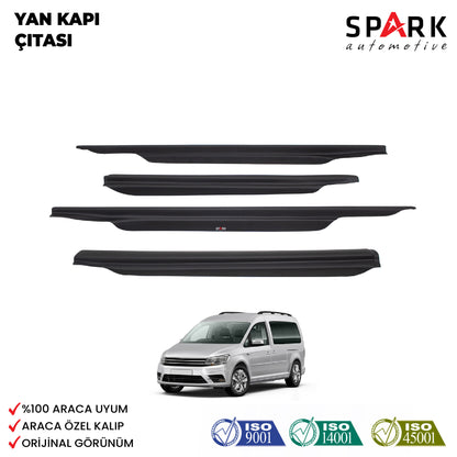 Volkswagen Caddy 2015-2020 Yıl Aralığı Uyumlu Yan Kapı Çıtası 4 Parça