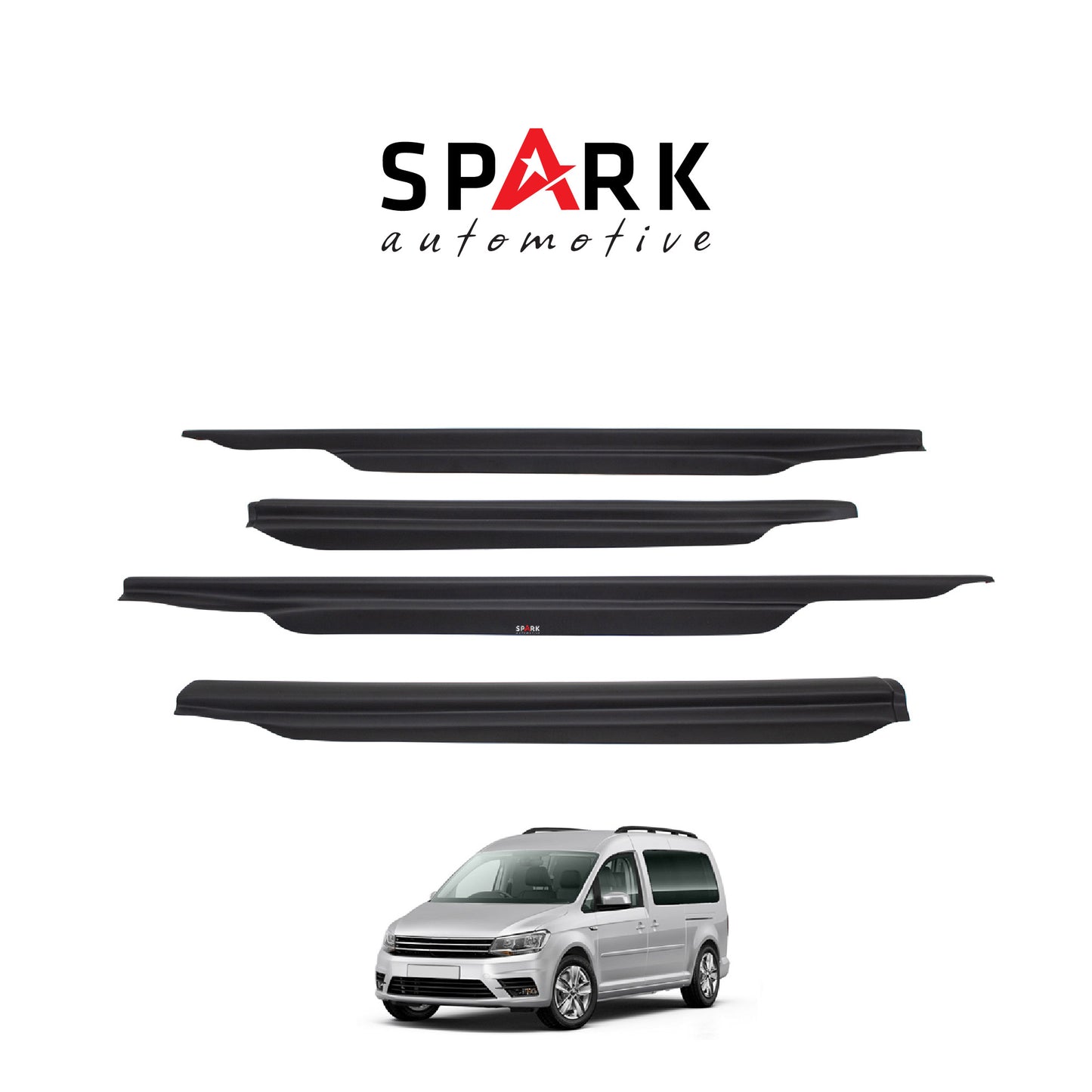 Volkswagen Caddy 2015-2020 Yıl Aralığı Uyumlu Yan Kapı Çıtası 4 Parça