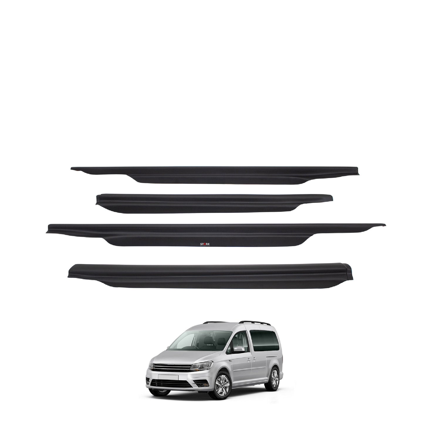 Volkswagen Caddy 2015-2020 Yıl Aralığı Uyumlu Yan Kapı Çıtası 4 Parça