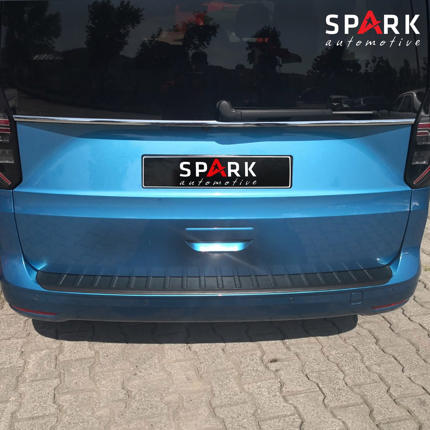 Volkswagen Caddy 2021- Yılı ve Sonrası Uyumlu Arka Tampon Eşiği Mat