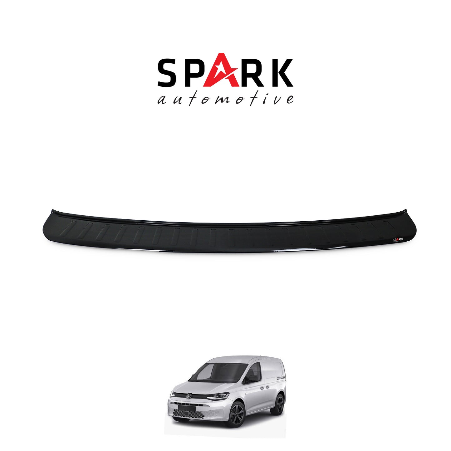Volkswagen Caddy 2021- Yılı ve Sonrası Uyumlu Arka Tampon Eşiği Parlak