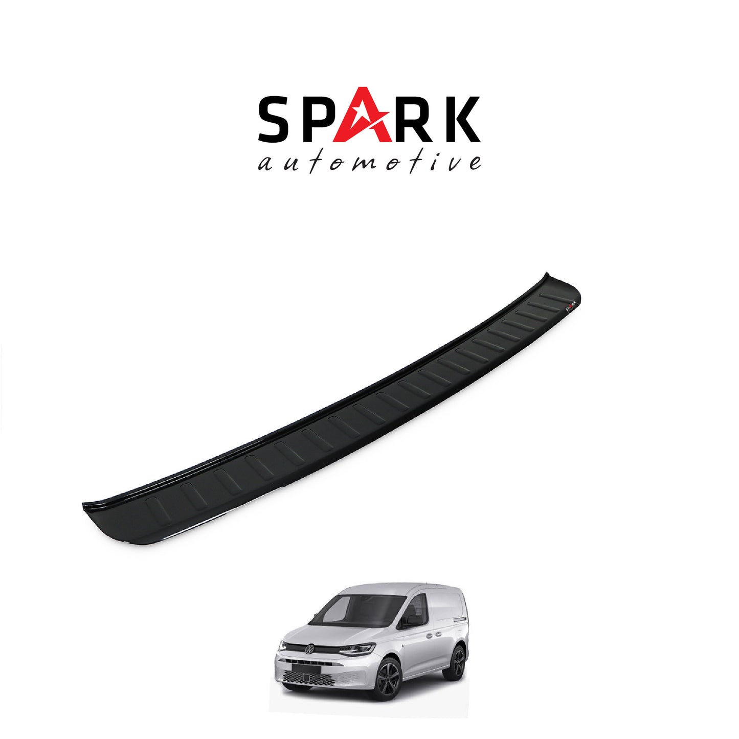 Volkswagen Caddy 2021- Yılı ve Sonrası Uyumlu Arka Tampon Eşiği Parlak